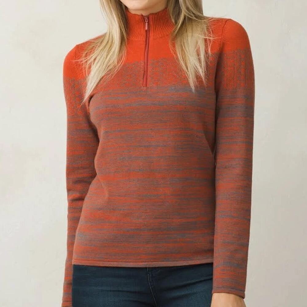 Prana Womens Rosalia Sweater Wool Blend Size L Gorpcore Outdoor Granola Girl